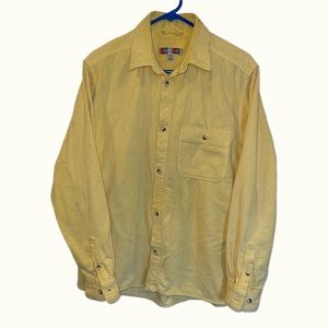 Urban outfitters corduroy pastel yellow shirt